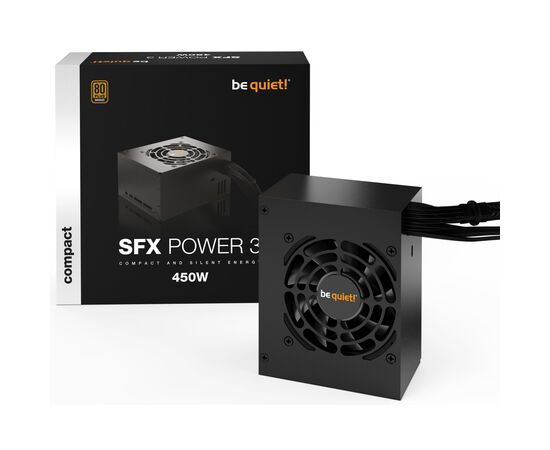 Блок питания Be quiet! 450W SFX Power 3 (BN321), изображение 3 Блок питания Be quiet! 450W SFX Power 3 (BN321), изображение 3