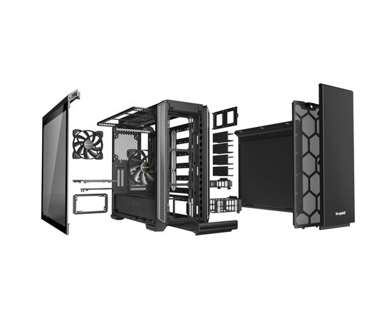 Корпус Be quiet! Silent Base 601 Window Silver (BGW27), изображение 9 Корпус Be quiet! Silent Base 601 Window Silver (BGW27), изображение 9