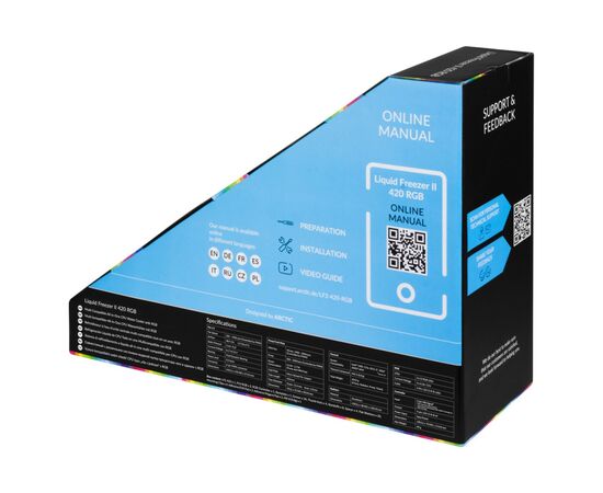 Система водного охлаждения Arctic Liquid Freezer II 420 RGB (ACFRE00111A), изображение 7 Система водного охлаждения Arctic Liquid Freezer II 420 RGB (ACFRE00111A), изображение 7
