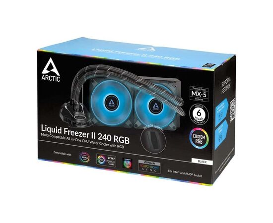 Система водного охлаждения Arctic Liquid Freezer II 240 RGB (ACFRE00099A), изображение 8
