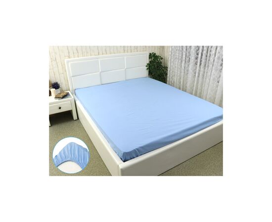 Простынь Руно бязь на резинке Blue1 120х200 см (506.114У_Blue1)