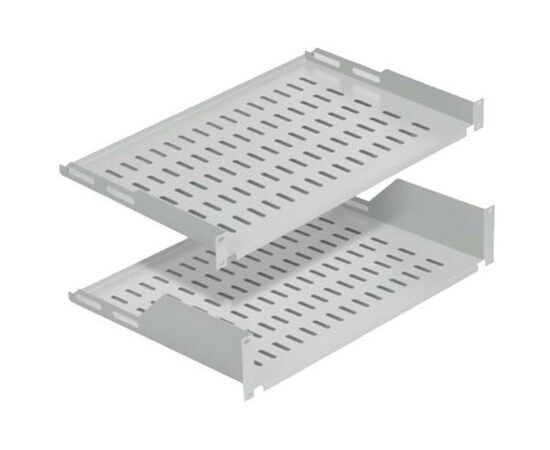 Полка 19" 1U глуб. 250мм, консольная, RAL 7035 Mirsan (MR.RAK1U25.02)