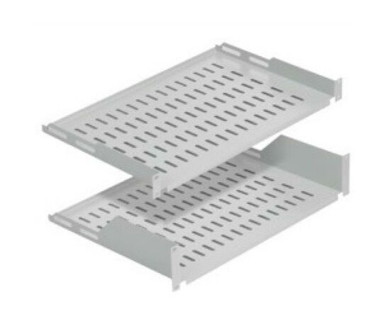 Полка 19" 1U глуб. 250мм, консольная, RAL 9005 Mirsan (MR.RAK1U25.01)
