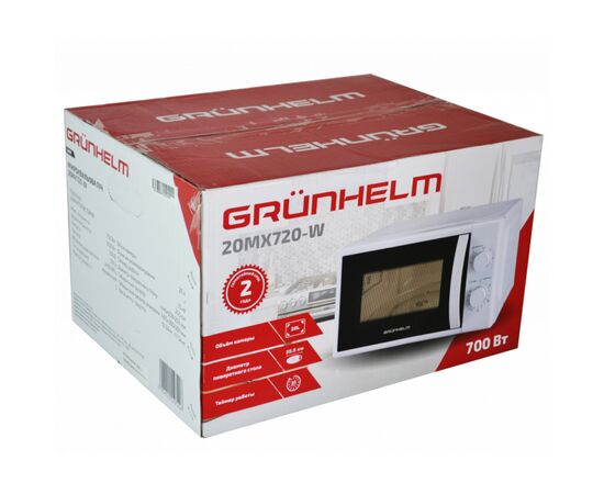 Микроволновая печь Grunhelm 20MX720-W, изображение 7 Микроволновая печь Grunhelm 20MX720-W, изображение 7