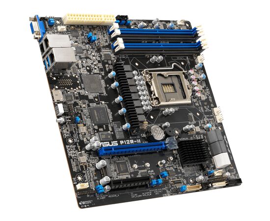 Серверная материнская плата ASUS P12R-M/ASMB10 (90SB09X0-M2UAY0), изображение 2 Серверная материнская плата ASUS P12R-M/ASMB10 (90SB09X0-M2UAY0), изображение 2