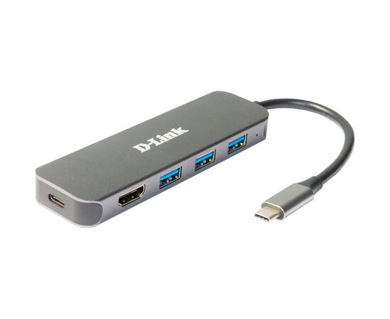 Концентратор D-Link USB-C 3xUSB3.0, 1xUSB-C, 1xHDMI (DUB-2333), изображение 2 Концентратор D-Link USB-C 3xUSB3.0, 1xUSB-C, 1xHDMI (DUB-2333), изображение 2