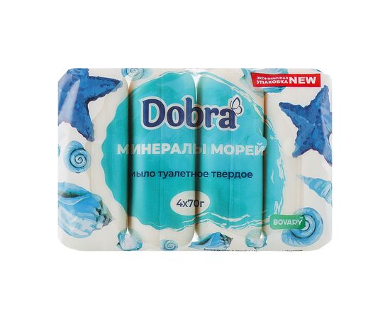 Твердое мыло Dobra Минералы морей 4 x 70 г (4820195503966)