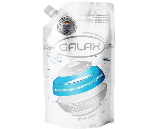 Гель для стирки Galax универсальный 1 кг (4260637720603)