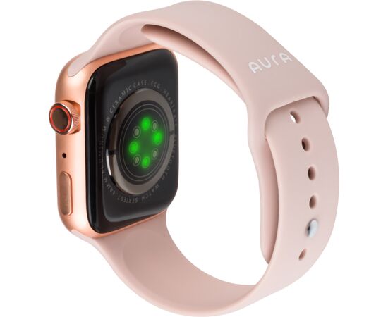 Смарт-часы AURA X2 Pro 44mm Pink (SWAX244P), изображение 3 Смарт-часы AURA X2 Pro 44mm Pink (SWAX244P), изображение 3