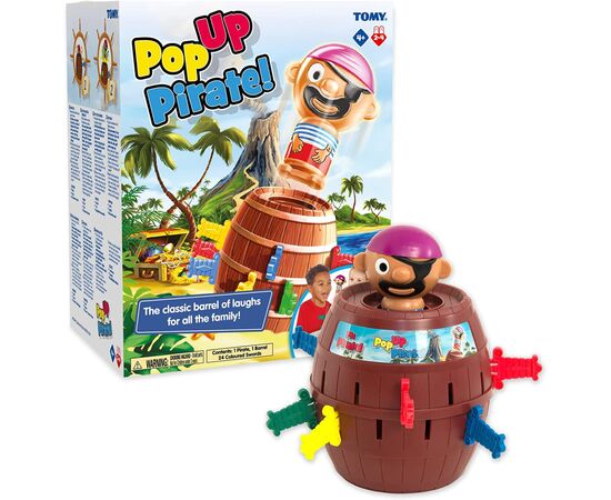 Настольная игра Tomy Pop Up Pirate Game (T7028), изображение 2 Настольная игра Tomy Pop Up Pirate Game (T7028), изображение 2