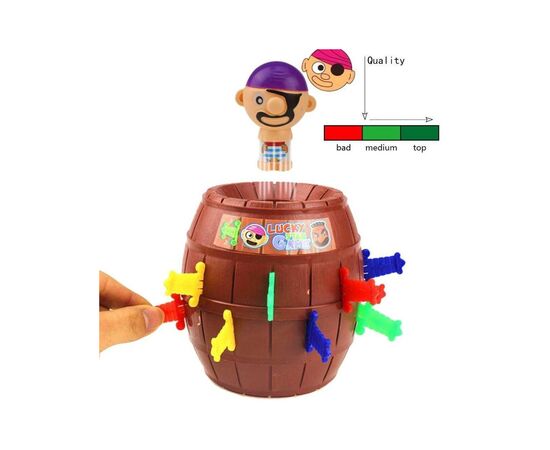 Настольная игра Tomy Pop Up Pirate Game (T7028), изображение 5 Настольная игра Tomy Pop Up Pirate Game (T7028), изображение 5