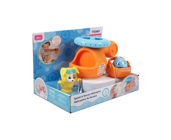 Игрушка для ванной Tomy Спасательный вертолет (T73305), изображение 3 Игрушка для ванной Tomy Спасательный вертолет (T73305), изображение 3