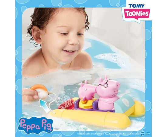 Игрушка для ванной Tomy Набор приключений на лодке Пеппы (T73453), изображение 4 Игрушка для ванной Tomy Набор приключений на лодке Пеппы (T73453), изображение 4
