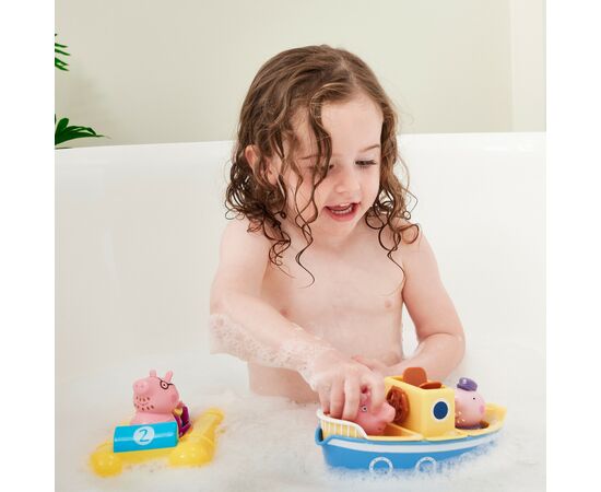 Игрушка для ванной Tomy Набор приключений на лодке Пеппы (T73453), изображение 5 Игрушка для ванной Tomy Набор приключений на лодке Пеппы (T73453), изображение 5