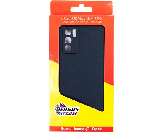 Чехол для моб. телефона Dengos Carbon OPPO A54s (black) (DG-TPU-CRBN-154), изображение 4