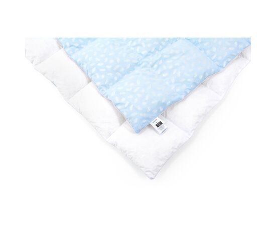 Одеяло MirSon Набор пуховый №2110 Bio-Blue Зима 90% пух одеяло 220х240 + подушка 50х70 упругая (2200003023268), изображение 6