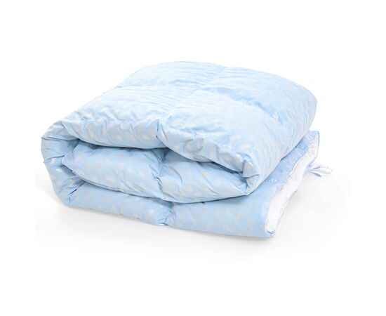 Одеяло MirSon Набор пуховый №2110 Bio-Blue Зима 90% пух одеяло 220х240 + подушка 50х70 упругая (2200003023268), изображение 7