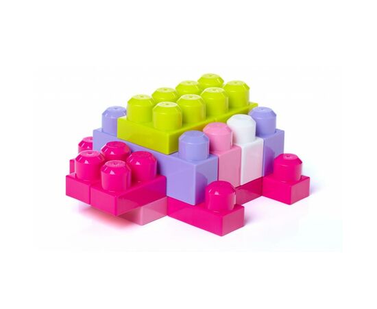 Конструктор Mega Bloks розовый в мешке 60 деталей (DCH54), изображение 3 Конструктор Mega Bloks розовый в мешке 60 деталей (DCH54), изображение 3
