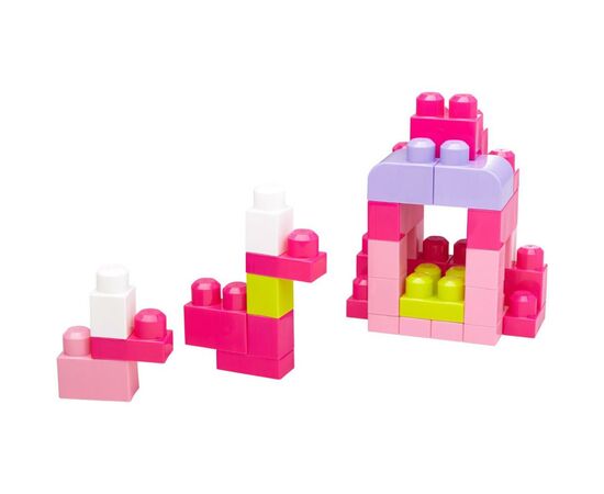 Конструктор Mega Bloks розовый в мешке 60 деталей (DCH54), изображение 7 Конструктор Mega Bloks розовый в мешке 60 деталей (DCH54), изображение 7