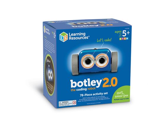 Інтерактивна іграшка Learning Resources STEM набір – Робот Botley 2.0 програмована іграшка-робот (LER2938), зображення 2 Інтерактивна іграшка Learning Resources STEM набір – Робот Botley 2.0 програмована іграшка-робот (LER2938), зображення 2