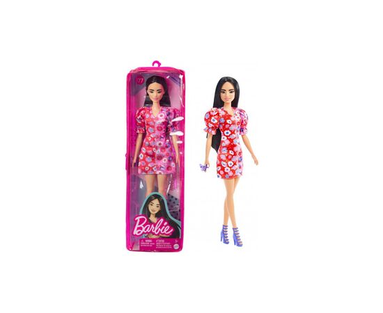 Лялька Barbie "Модниця" в рожевій квітчастій сукні (HBV11)
