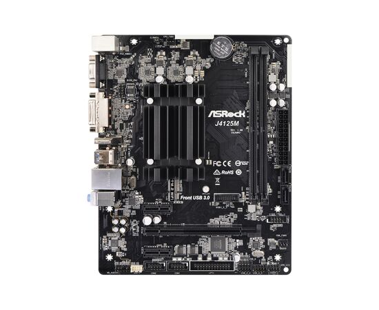 Материнская плата ASRock J4125M, изображение 2 Материнская плата ASRock J4125M, изображение 2