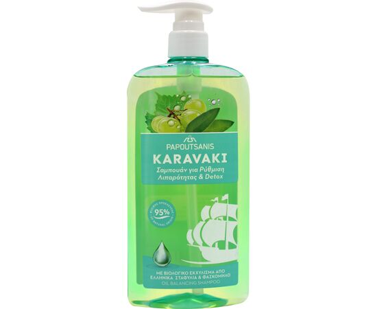 Шампунь Karavaki для жирных волос 600 мл (5201109002727)