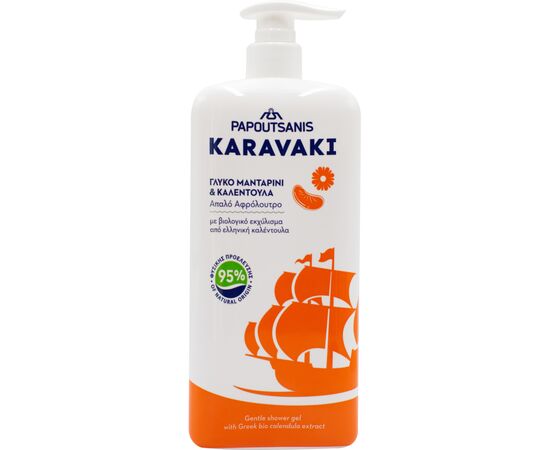 Гель для душа Karavaki Календула и мандарин 750 мл (5201109002819)