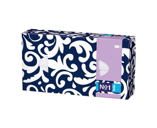 Серветки косметичні Bella 3 шари 90 шт. (5900516421953), зображення 2 Серветки косметичні Bella 3 шари 90 шт. (5900516421953), зображення 2