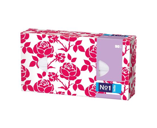 Серветки косметичні Bella 3 шари 90 шт. (5900516421953), зображення 3 Серветки косметичні Bella 3 шари 90 шт. (5900516421953), зображення 3