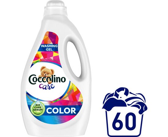 Гель для стирки Coccolino Care для цветных вещей 2.4 л (8710847872365), изображение 2 Гель для стирки Coccolino Care для цветных вещей 2.4 л (8710847872365), изображение 2