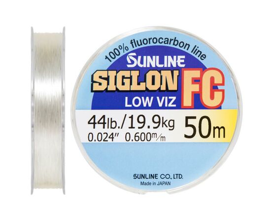 Флюорокарбон Sunline Siglon FC 50m 0.600мм 19.9кг повідковий (1658.01.49)