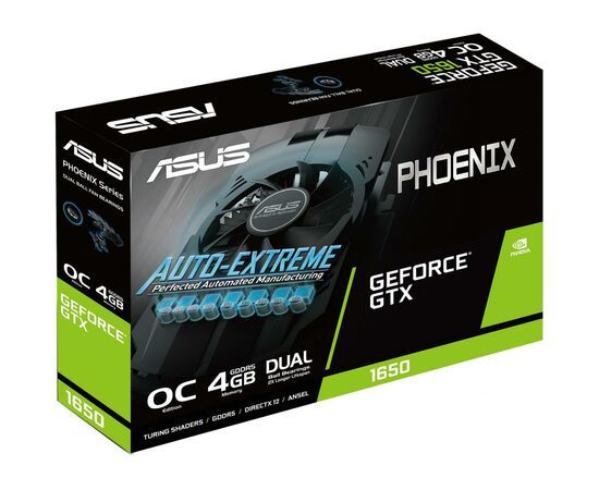 Відеокарта ASUS GeForce GTX1650 4096Mb PH OC (PH-GTX1650-O4G), зображення 7 Відеокарта ASUS GeForce GTX1650 4096Mb PH OC (PH-GTX1650-O4G), зображення 7
