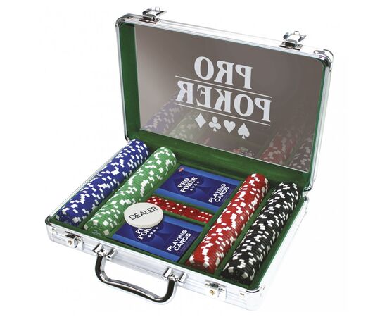 Настольная игра Tactic набор для игры в покер в алюминиевом кейсе (3090), изображение 2 Настольная игра Tactic набор для игры в покер в алюминиевом кейсе (3090), изображение 2