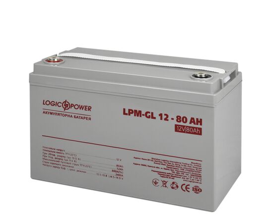 Батарея до ДБЖ LogicPower LPM-GL 12В 80Ач (15267)
