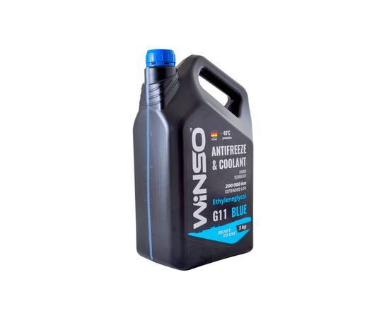 Антифриз Winso WINSO BLUE G11 blue 5kg (880970), изображение 2 Антифриз Winso WINSO BLUE G11 blue 5kg (880970), изображение 2