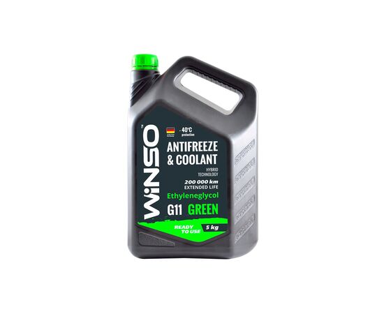 Антифриз Winso WINSO GREEN G11 green 5kg (880950)