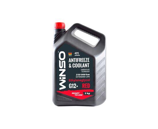 Антифриз Winso WINSO RED G12+ red 5kg (880910)