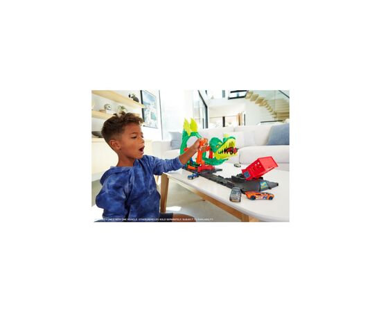 Автотрек Hot Wheels Атака огненного дракона (HDP03), изображение 7 Автотрек Hot Wheels Атака огненного дракона (HDP03), изображение 7