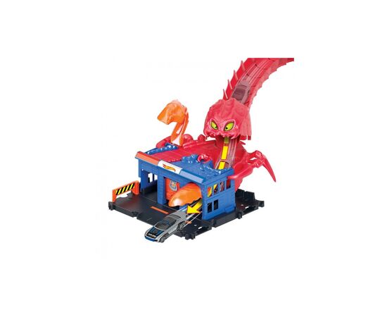 Автотрек Hot Wheels Полицейское спасение от скорпиона серии "Опасные создания" (HDR32), изображение 2 Автотрек Hot Wheels Полицейское спасение от скорпиона серии "Опасные создания" (HDR32), изображение 2