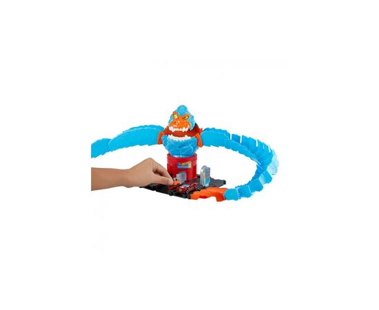 Автотрек Hot Wheels Спасение от гориллы серии "Опасные создания" (HDR30), изображение 3 Автотрек Hot Wheels Спасение от гориллы серии "Опасные создания" (HDR30), изображение 3