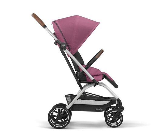 Коляска Cybex Eezy S Twist+ 2 SLV B Magnolia Pink purple с бампером (521001775), изображение 2 Коляска Cybex Eezy S Twist+ 2 SLV B Magnolia Pink purple с бампером (521001775), изображение 2