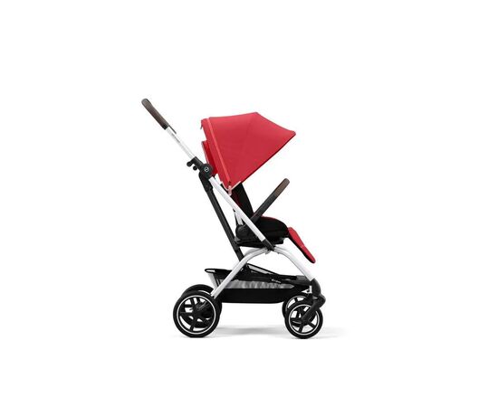 Коляска Cybex Eezy S Twist+ 2 SLV Hibiscus Red с бампером (522001127), изображение 3 Коляска Cybex Eezy S Twist+ 2 SLV Hibiscus Red с бампером (522001127), изображение 3