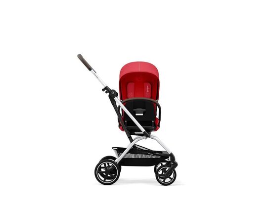 Коляска Cybex Eezy S Twist+ 2 SLV Hibiscus Red с бампером (522001127), изображение 4 Коляска Cybex Eezy S Twist+ 2 SLV Hibiscus Red с бампером (522001127), изображение 4