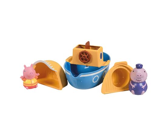 Игрушка для ванной Tomy Веселье с корабликом Пеппы (T73414), изображение 2 Игрушка для ванной Tomy Веселье с корабликом Пеппы (T73414), изображение 2