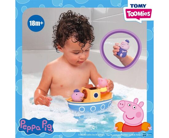 Игрушка для ванной Tomy Веселье с корабликом Пеппы (T73414), изображение 4 Игрушка для ванной Tomy Веселье с корабликом Пеппы (T73414), изображение 4