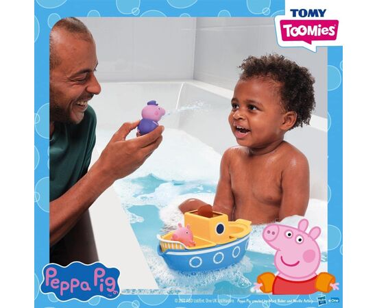 Игрушка для ванной Tomy Веселье с корабликом Пеппы (T73414), изображение 5 Игрушка для ванной Tomy Веселье с корабликом Пеппы (T73414), изображение 5