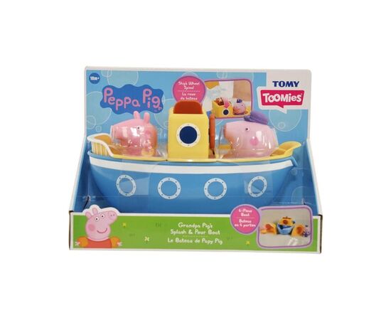 Игрушка для ванной Tomy Веселье с корабликом Пеппы (T73414), изображение 7 Игрушка для ванной Tomy Веселье с корабликом Пеппы (T73414), изображение 7