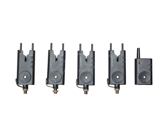 Індикатор клювання Brain fishing Набор Wireless Bite Alarm B-1 4+1 (1858.41.31)