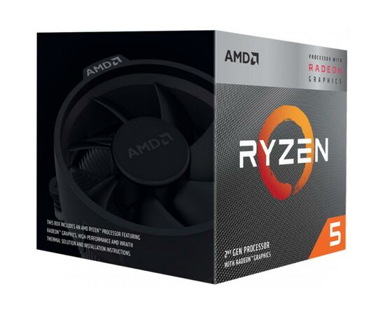 Процессор AMD Ryzen 5 3400G (YD3400C5FHBOX), изображение 2 Процессор AMD Ryzen 5 3400G (YD3400C5FHBOX), изображение 2